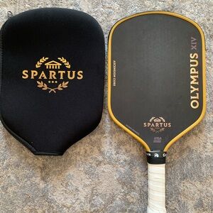OLYMPUS XIV Pickleball Paddle - Black and Gold